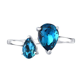 Кольцо Diamant - Серебро 925, Кристалл (арт. 94-110-00211-1)