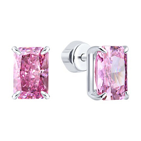 Серьги SOKOLOV - Серебро 925, Фианит (арт. 94027351)