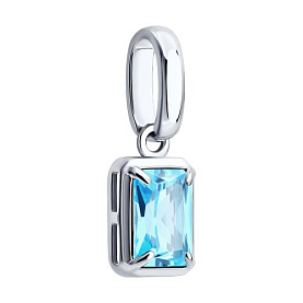 Подвеска Diamant - Серебро 925, Топаз (арт. 94-330-02395-1)