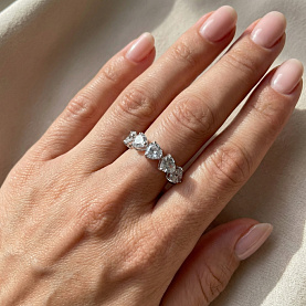 Кольцо EFREMOV - Серебро 925, Фианит (арт. 10100110021)