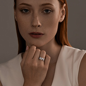 Кольцо SOKOLOV - Серебро 925, Топаз (арт. 92012126)