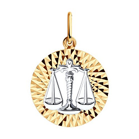 Подвеска SOKOLOV - Золото 585 (арт. 031383)