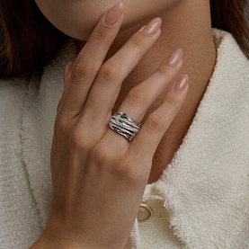 Кольцо SOKOLOV - Серебро 925, Фианит (арт. 93011193)