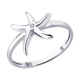 Кольцо Diamant - Серебро 925, Фианит (арт. 94-110-002658-1)