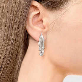 Серьги Аквамарин - Серебро 925 (арт. 34330.5)