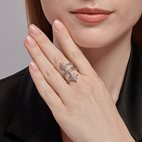 Кольцо SOKOLOV - Серебро 925, Фианит (арт. 94014070)