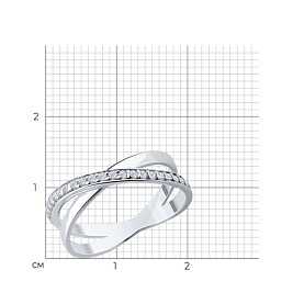 Кольцо Diamant - Серебро 925, Фианит (арт. 94-110-00029-1)