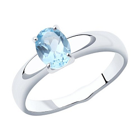 Кольцо Diamant - Серебро 925, Топаз (арт. 94-310-00626-1)