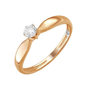 Кольцо ООО "Новый Бриллиант" - Золото 585, Бриллиант (арт. 113100149)