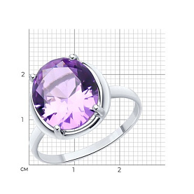 Кольцо SOKOLOV - Серебро 925, Синтетический ситалл (арт. 92012181)