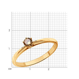 Кольцо Diamant - Серебро 925, Фианит (арт. 93-110-01543-2)