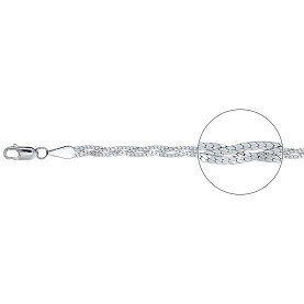 Браслет Красцветмет - Серебро 925 (арт. НБ22-007-3#0.40)