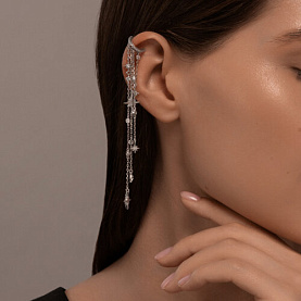 Серьга SOKOLOV - Серебро 925, Фианит (арт. 94170343)