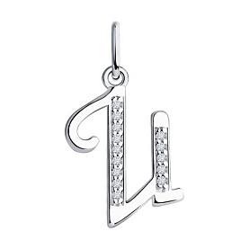 Подвеска SOKOLOV - Серебро 925, Фианит (арт. 94031368)