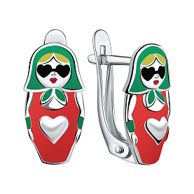 Серьги Talant - Серебро 925, Эмаль (арт. 10-79-0000-17373)