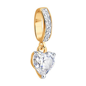 Подвеска SOKOLOV - Золото 585, Фианит (арт. 036698)