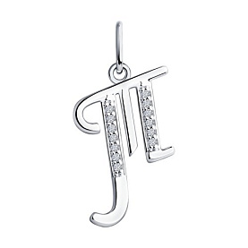 Подвеска SOKOLOV - Серебро 925, Фианит (арт. 94031377)