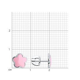 Серьги SOKOLOV - Серебро 925, Эмаль (арт. 94026764)