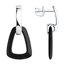 Серьги SOKOLOV - Серебро 925, Керамика (арт. 94025599)