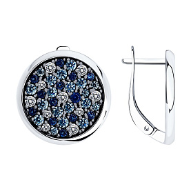 Серьги SOKOLOV - Серебро 925, Фианит (арт. 94026431)