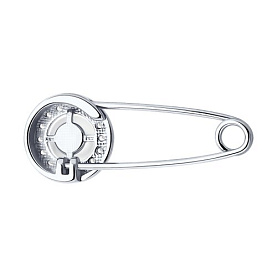 Булавка Diamant - Серебро 925, Жемчуг культивированный, Фианит (арт. 94-340-02641-1)