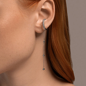 Серьга SOKOLOV - Серебро 925, Фианит (арт. 94170336)