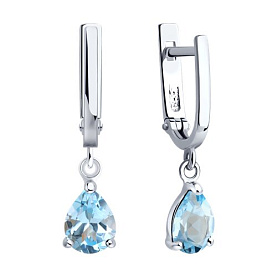 Серьги SOKOLOV - Серебро 925, Топаз (арт. 92023150)