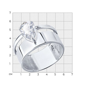 Кольцо Diamant - Серебро 925, Фианит (арт. 94-110-02344-1)