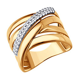 Кольцо SOKOLOV - Серебро 925, Фианит (арт. 93011189)