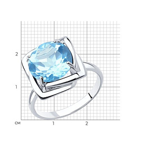 Кольцо Diamant - Серебро 925, Топаз (арт. 94-310-00985-1)