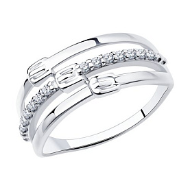 Кольцо Diamant - Серебро 925, Фианит (арт. 94-110-00798-1)