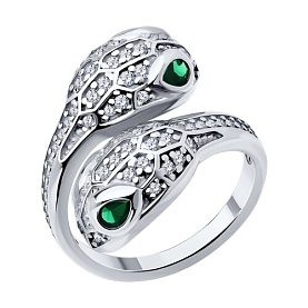 Кольцо SOKOLOV - Серебро 925, Фианит (арт. 94014259)