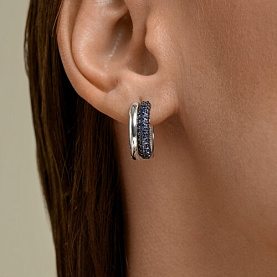 Серьги SOKOLOV - Серебро 925, Фианит (арт. 94027558)