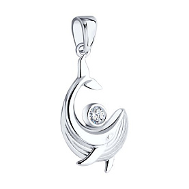 Подвеска SOKOLOV - Серебро 925, Фианит (арт. 94033206)