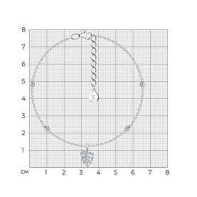 Браслет SOKOLOV - Серебро 925, Фианит (арт. 94050985)