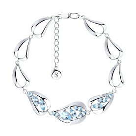 Браслет SOKOLOV - Серебро 925, Топаз (арт. 92050135)