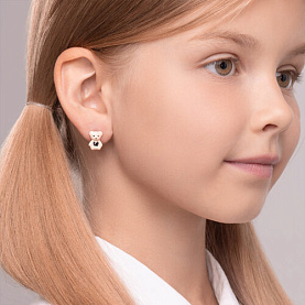 Серьги SOKOLOV - Серебро 925, Эмаль (арт. 94026044)