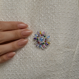 Брошь Diamant - Серебро 925, Фианит (арт. 94-140-00243-1)