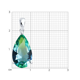 Подвеска SOKOLOV - Серебро 925, Синтетический ситалл (арт. 92030764)