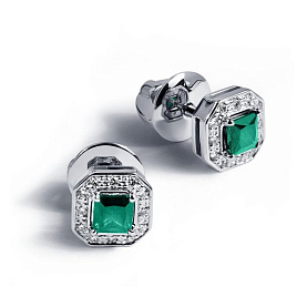 Серьги Platinum Lab. - Платина 950 (арт. ПС-277И-01)