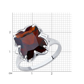 Кольцо SOKOLOV - Серебро 925, Синтетический нанокристал (арт. 92011234)