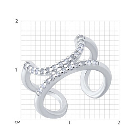 Кольцо SOKOLOV - Серебро 925, Фианит (арт. 94014454)