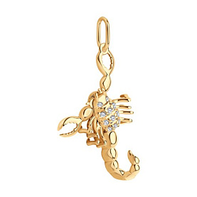 Подвеска SOKOLOV - Серебро 925, Фианит (арт. 93030020)