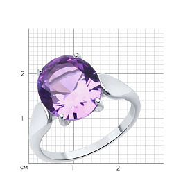 Кольцо SOKOLOV - Серебро 925, Фианит (арт. 92012179)