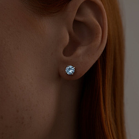 Серьги SOKOLOV - Серебро 925, Фианит (арт. 94020532)