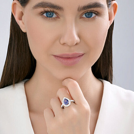 Кольцо SOKOLOV - Серебро 925, Фианит (арт. 94014731)