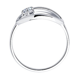 Кольцо SOKOLOV - Серебро 925, Фианит (арт. 94013871)