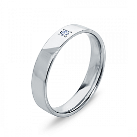 Кольцо Platinum Lab. - Платина 950, Бриллиант (арт. ПК-114-01)