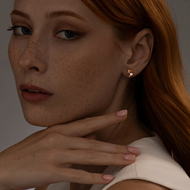 Серьги SOKOLOV - Серебро 925, Фианит (арт. 93021123)