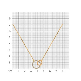 Колье SOKOLOV - Серебро 925, Фианит (арт. 93070130)